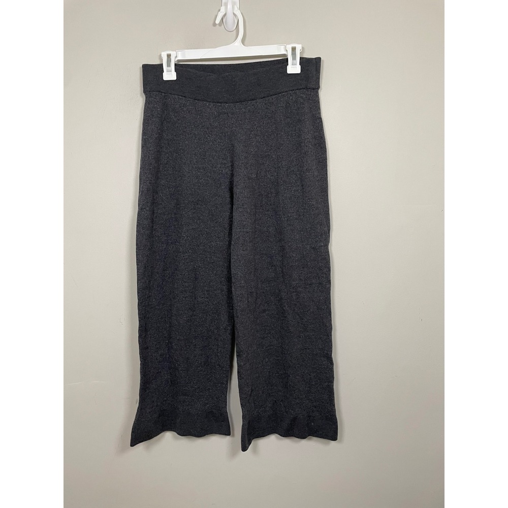 Cos Wool Hooded Sweater and Wide Leg Pants Matching Set in Gray Size Medium - Picture 2 of 15